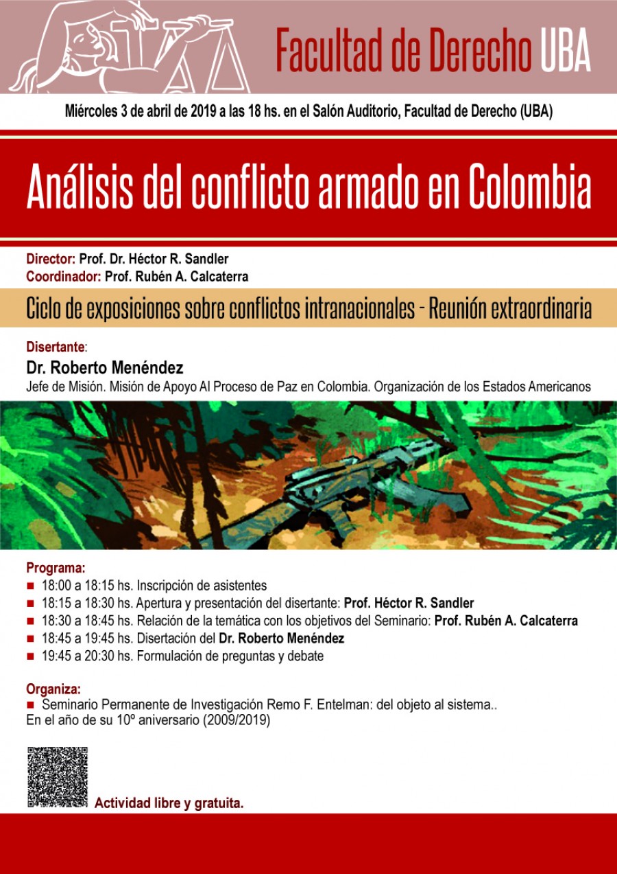 Análisis del conflicto armado en Colombia | Facultad de Derecho -  Universidad de Buenos Aires