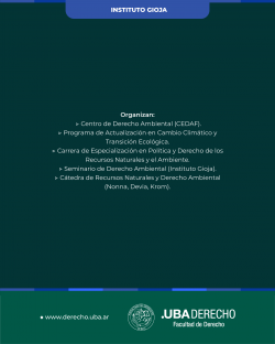 2da Jornada de actualidad jurídica y política de la gobernanza climática