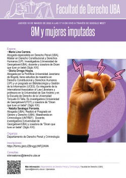 8M y mujeres imputadas