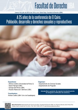 A 25 años de la conferencia de El Cairo. Población, desarrollo y derechos sexuales y reproductivos