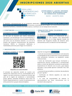 Abierta la inscripción al Semillero Latinoamericano de Derechos Humanos  Edición 2025