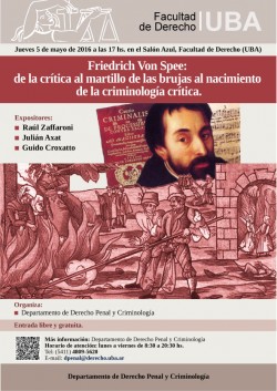 Friedrich Von Spee: de la crítica al martillo de las brujas al nacimiento de la criminología crítica