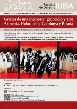Grietas de una memoria: Genocidio y arte. Armenia, Holocausto, Camboya y Bosnia