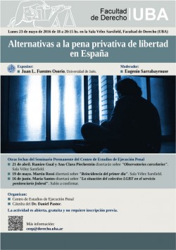 Alternativas a la pena privativa de libertad en España