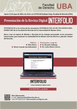 Presentación de la Revista Digital INTERFOLIO