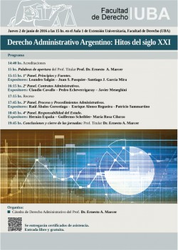 Derecho Administrativo Argentino: Hitos del siglo XXI