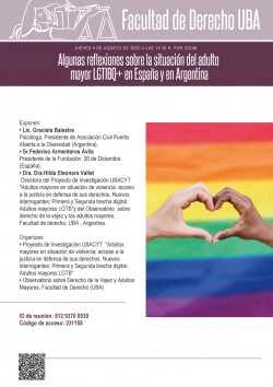 Algunas reflexiones sobre la situación del adulto mayor LGTIBQ+ en España y en Argentina