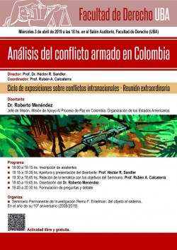 Análisis del conflicto armado en Colombia