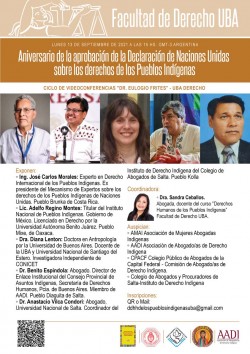 Aniversario de la aprobación de la Declaración de Naciones Unidas sobre los derechos de los Pueblos Indígenas