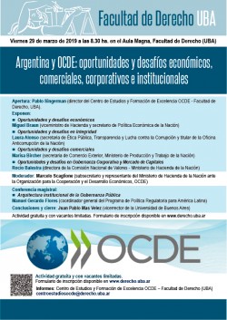 Argentina y OCDE: oportunidades y desafíos económicos, comerciales, corporativos e institucionales