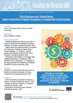 Aspectos controvertidos en el impuesto a las ganancias y en el impuesto sobre los bienes personales 