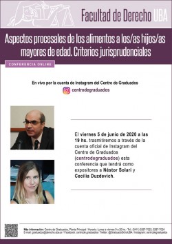 Aspectos procesales de los alimentos a los/as hijos/as mayores de edad. Criterios jurisprudenciales