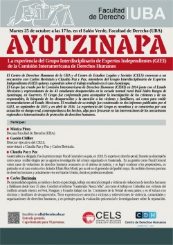 Ayotzinapa: La experiencia del Grupo Interdisciplinario de Expertos Independientes (GIEI) de la Comisión Interamericana de Derechos Humanos  