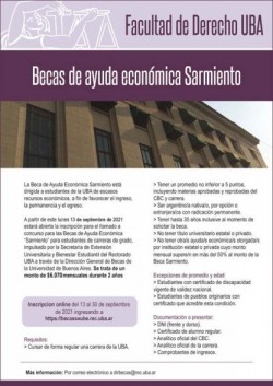 Becas de Ayuda Económica Sarmiento