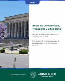 Becas de conectividad, transporte, y bibliografía - 2025