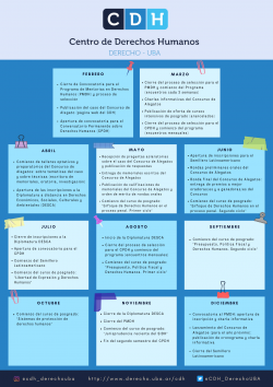 Calendario mensual de actividades 2022