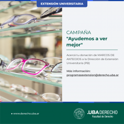 Campaña: "Ayudemos a ver mejor"