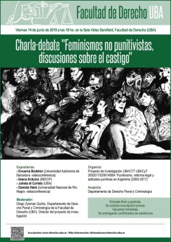 Charla-debate "Feminismos no punitivistas, discusiones sobre el castigo"