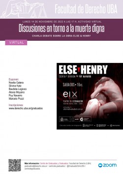 Charla debate sobre la Obra Else & Henry