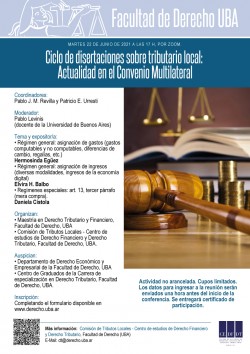 Ciclo de disertaciones sobre tributario local: Actualidad en el Convenio Multilateral