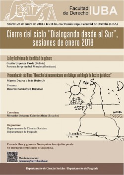 Cierre del ciclo "Dialogando desde el Sur", sesiones de enero 2018