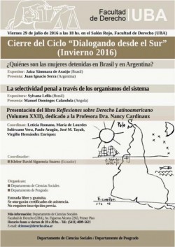 Cierre del Ciclo "Dialogando desde el Sur"