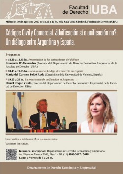 Códigos Civil y Comercial. ¿Unificación sí o unificación no?. Un diálogo entre Argentina y España