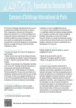 Concours d'Arbitrage International de Paris 2022-2023