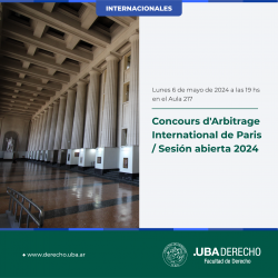 Concours d'Arbitrage International de Paris / Sesión abierta 2024