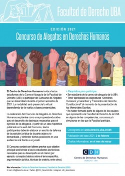 Concurso de Alegatos en Derechos Humanos - Edición 2021