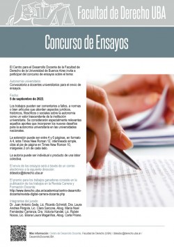 Concurso de Ensayos - 2º semestre 2022