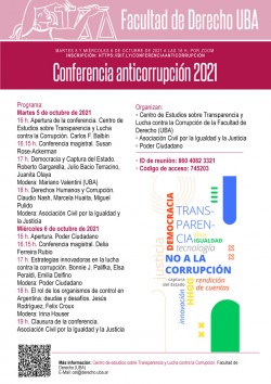 Conferencia anticorrupción 2021