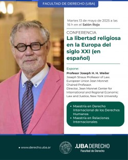 Conferencia "La libertad religiosa en la Europa del siglo XXI" (en español)