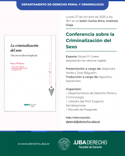 Conferencia sobre la Criminalización del Sexo