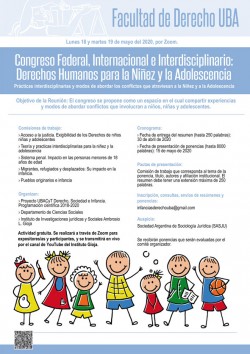 Congreso Federal, Internacional e Interdisciplinario: Derechos Humanos para la Niñez y la Adolescencia