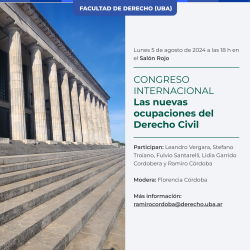 Congreso internacional "Las nuevas ocupaciones del Derecho Civil"