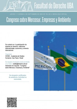 Congreso sobre Mercosur, Empresas y Ambiente