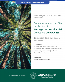 Conmemoración del Día del Ambiente: Entrega de premios del Concurso de Podcast
