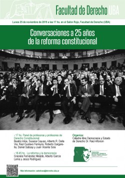 Conversaciones a 25 años de la reforma constitucional