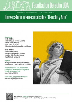 Conversatorio internacional sobre "Derecho y Arte"