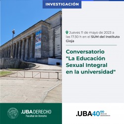 Conversatorio "La Educación Sexual Integral en la universidad"