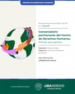 Conversatorio permanente del Centro de Derechos Humanos. Primer encuentro