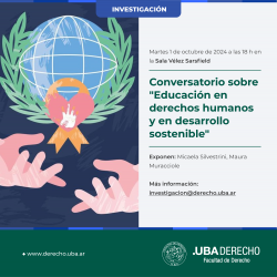 Conversatorio sobre "Educación en derechos humanos y en desarrollo sostenible"