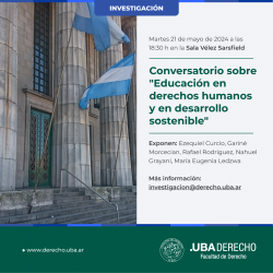 Conversatorio sobre "Educación en derechos humanos y en desarrollo sostenible"