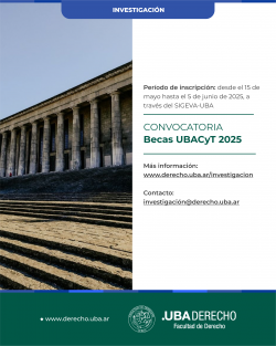 Convocatoria para Becas UBACyT 2025