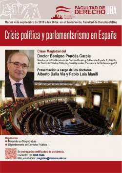 Crisis política y parlamentarismo en España