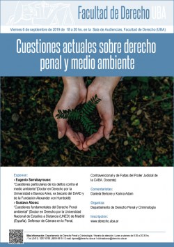 Cuestiones actuales sobre derecho penal y medio ambiente