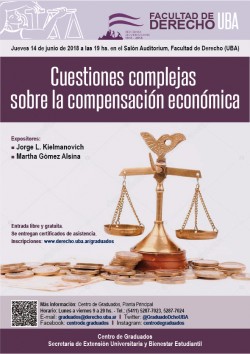 Cuestiones complejas sobre la compensación económica