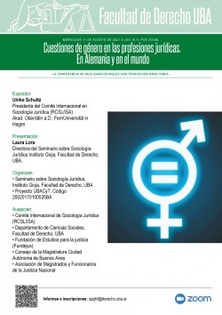 Cuestiones de género en las profesiones jurídicas. En Alemania y en el mundo