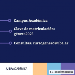 Curso de género para estudiantes de la UBA